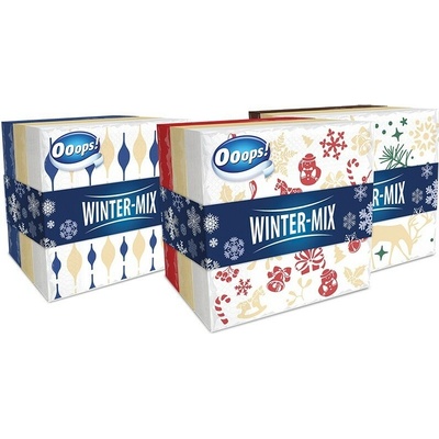 OOOPS! Winter-mix servítky 3V vianočné 3x20ks 33x33cm