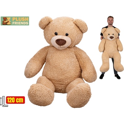 Mikro trading Plush Friends Medvěd plyšový 120 cm béžová