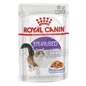Royal Canin Sterilised Jelly - мокра храна за котки в желе 12 x 85 г