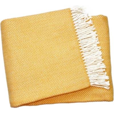 Euromant Меденожълто одеяло със съдържание на памук , 140 x 180 cm Skyline - Euromant (0102200001015AC)