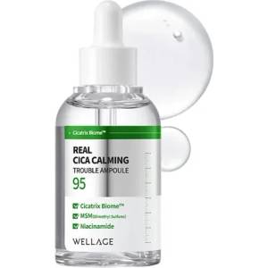 Wellage Real Cica Calming 95 Ampoule - Успокояващ Ампулен Серум 50ml