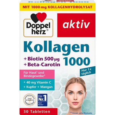 Doppelherz Kollagen 1000 + Biotin + Beta-Carotin 40.8 g