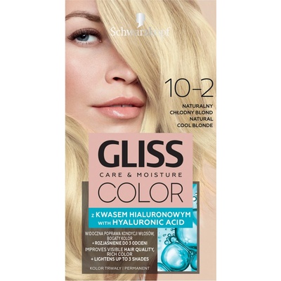Schwarzkopf Gliss Color 10-2 Chladný Blond