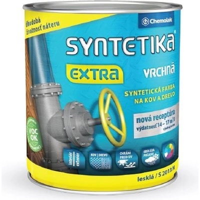 Chemolak Syntetika Extra S 2013 lesklá 8,0L RAL1000