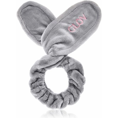 GLOV Bunny Ears Headband kozmetická čelenka Grey 1 ks