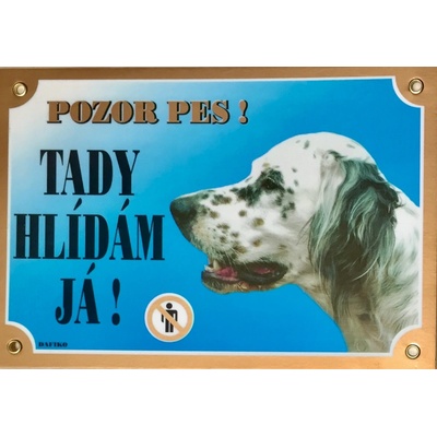 Dafiko Tabulka Anglický setr bílý