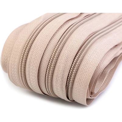 Zip spirálový No 5 metráž pro jezdce typu BX Varianta: 101 ecru, Balení: 5 m 42206/90581/191073