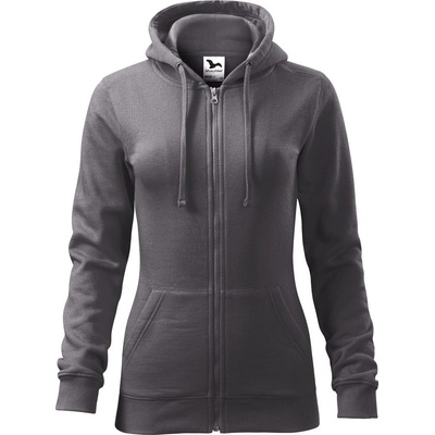 Malfini mikina dámská Trendy Zipper šedá