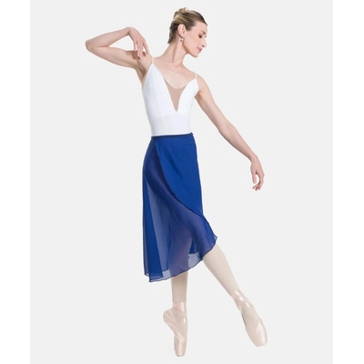 Dámská baletní sukně So Danca Evelyn SL227 tmavá modrá – Zboží Dáma