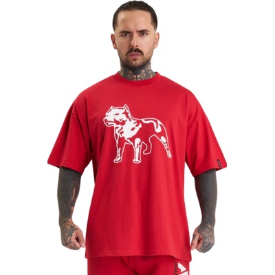 Amstaff tričko Logo 2.0 red/white
