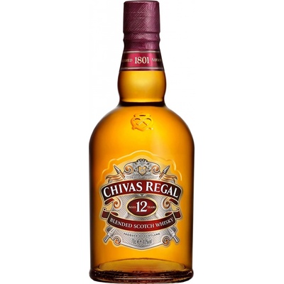 Chivas Regal 12y 40% 0,7 l (čistá fľaša)