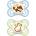 MAM Perfect Night 0+ months биберон Blue/ Green 2 бр