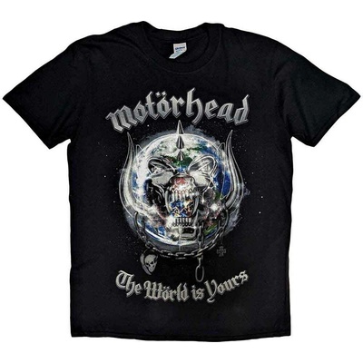 Motörhead tričko The World is your Album čierne