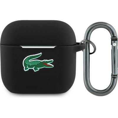 Lacoste Калъф от Течен Силикон с Лого Croc за AirPods 4 Черен (LCA4SLOK)
