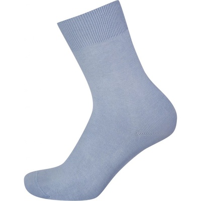 Knitva 100% BAVLNĚNÉ 10 PÁRŮ Klasik modrá světlá