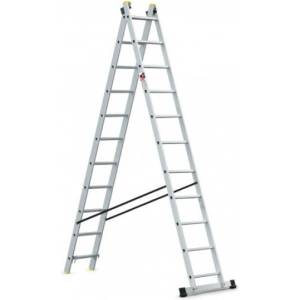 Multi system Алуминиева стълба MultiSystem 2 × 11, работна височина до 5, 78 м