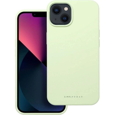 Roar Силиконов Калъф за iPhone 13, Roar Cloud-Skin Case, Зелен (5903396250361)
