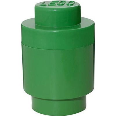 LEGO® úložný box kulatý 12,3 x 18,3 cm zelená