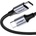 UGREEN ПЛЕТЕН КАБЕЛ ЗА ЗАРЕЖДАНЕ 1М USB-C/USB-C 3А 60W UGREEN - СИВ (Ugreen 50150)