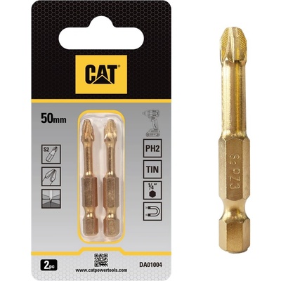 Caterpillar Накрайник ударен CAT DA01004 PH2x50мм S2 2бр. к-т (3512680)