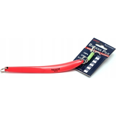 Aquantic Pilker Banana Double Treble 300 g UV Red