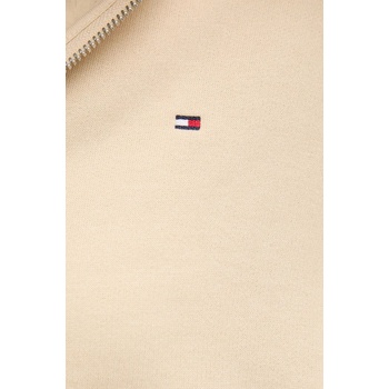 Tommy Hilfiger Суичър Tommy Hilfiger в бежово с качулка с изчистен дизайн WW0WW44166 (WW0WW44166)