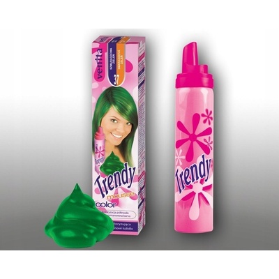 Venita Trendy farebné penové tužidlo na vlasy 37 zelená 75 ml