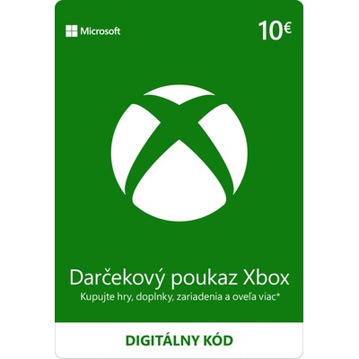 Microsoft Xbox Live darčeková karta 10 €
