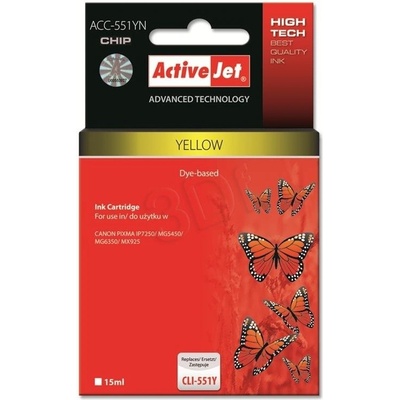 Activejet Canon CLI-551Y - kompatibilný