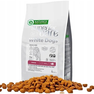 Nature's Protection Superior Care Dog Dry White Dogs Junior Grain Free White Fish 4 kg