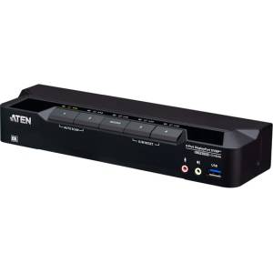 ATEN KVM превключвател USB 3.0 DisplayPort 8K + аудио, 4 порта - CS1924A-AT-G (CS1924A-AT-G)