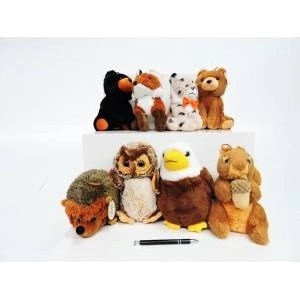 SUN-DAY *AST. Plush of animals, 20 cm, 8 wz