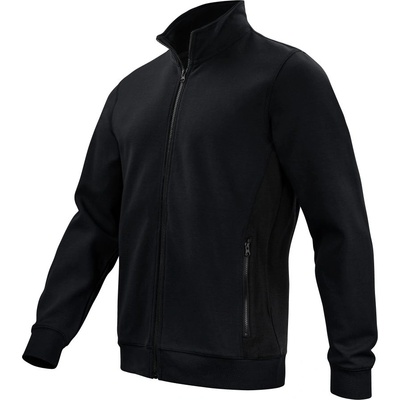 ProJob 2129 sweatshirt full zip/Мъжки суичър с цип и двоен капак - черен 4xl (64212900214)