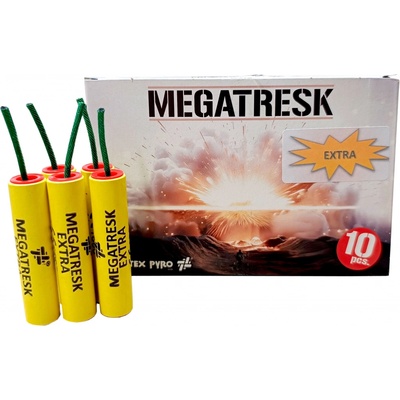 Petardy Megatresk s knotem 10 ks