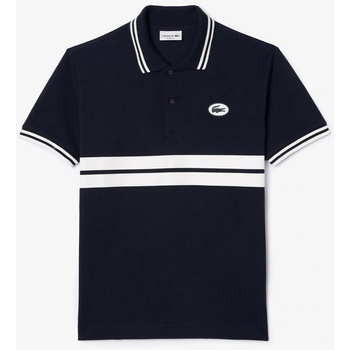 Image 1 of Lacoste Блуза с яка Lacoste Stripe Polo Shirt - Black G45