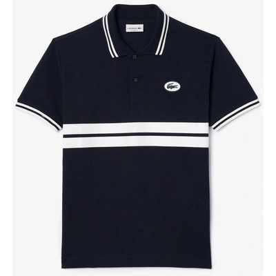 Lacoste Блуза с яка Lacoste Stripe Polo Shirt - Black G45