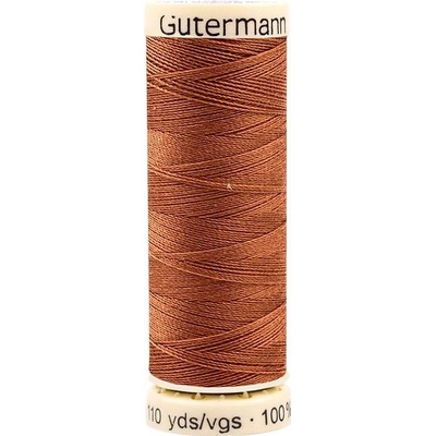 Polyesterové nitě návin 100 m Gütermann univerzální, střední, 887 Cashew