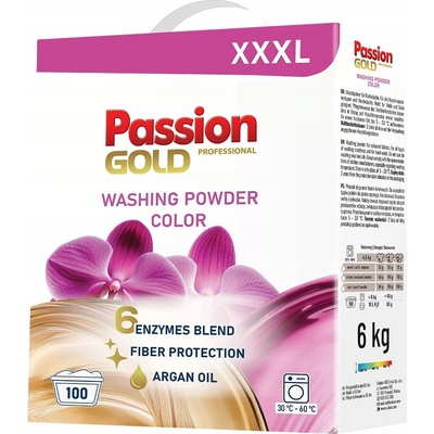 Passion Gold Color prášek na barevné prádlo 6 kg