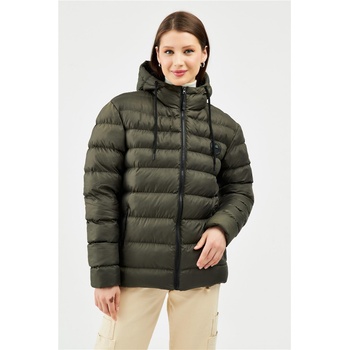 River Club Дамско водонепромокаемо и ветроустойчиво яке с качулка bm-220 - Каки #408617 (408617_Хаки)
