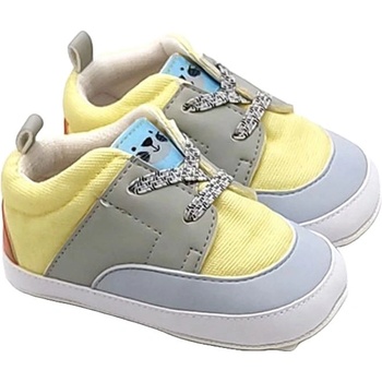 Image 1 of Funny Baby Бебешки буйки Funny Baby - Размер 18, 8-12 м, сиво с жълто (7301FN-8)