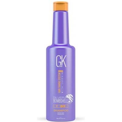 GK Hair Silver Bombshell шампоан за неутрализиране на жълти оттенъци 280 мл