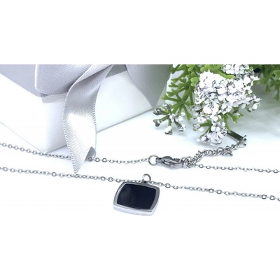 Jan Kos Jewellery Řetízek s přívěskem z oceli 12108669