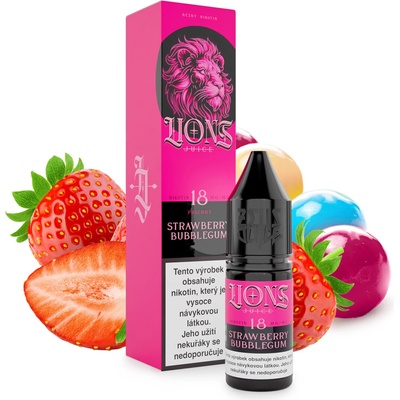 Lions Juice Strawberry Bubblegum freebase 10 ml 18 mg