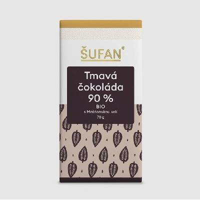 ŠUFAN hořká 90% s Maldonskou solí 70 g