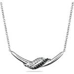 Swan Сребърно колие с циркони MR2831N Swan