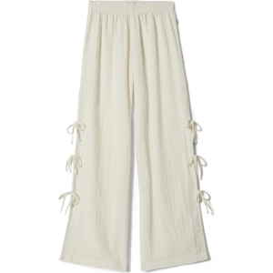 Brixton Дамски ежедневен панталон Brixton Women's Seaside Eyelet Wide Leg Pant Casual trousers - Off White Eyelet (107-4287-0114)