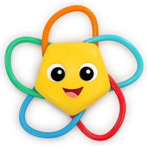 Baby Einstein Бебешка гризалка и дрънкалка 2 в 1 Baby Einstein - Морска звезда (16823)