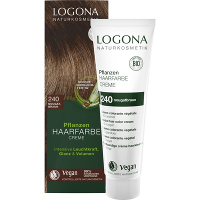 Logona Barva na vlasy krémová NUGÁTOVĚ HNĚDÁ 150 ml eco ECO VEGAN