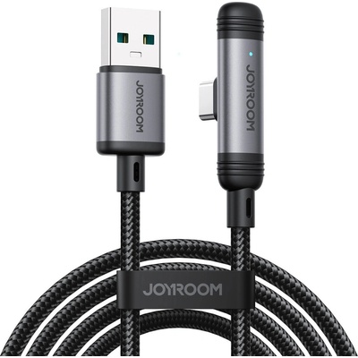 Joyroom S-A56 EnjoyX Series 90° USB-A - USB-C 3A 1,2m černý
