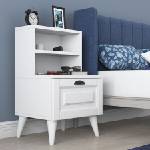 ASG Нощно шкафче SCANDI White (8683342593908)